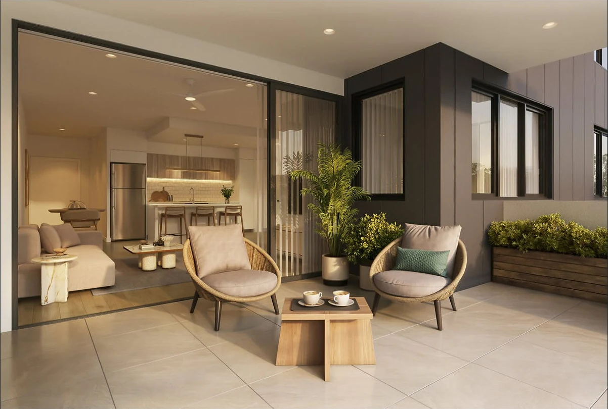 Elysian space to step outside — artist impression